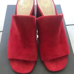 Vince Camuro suede mules - size 7